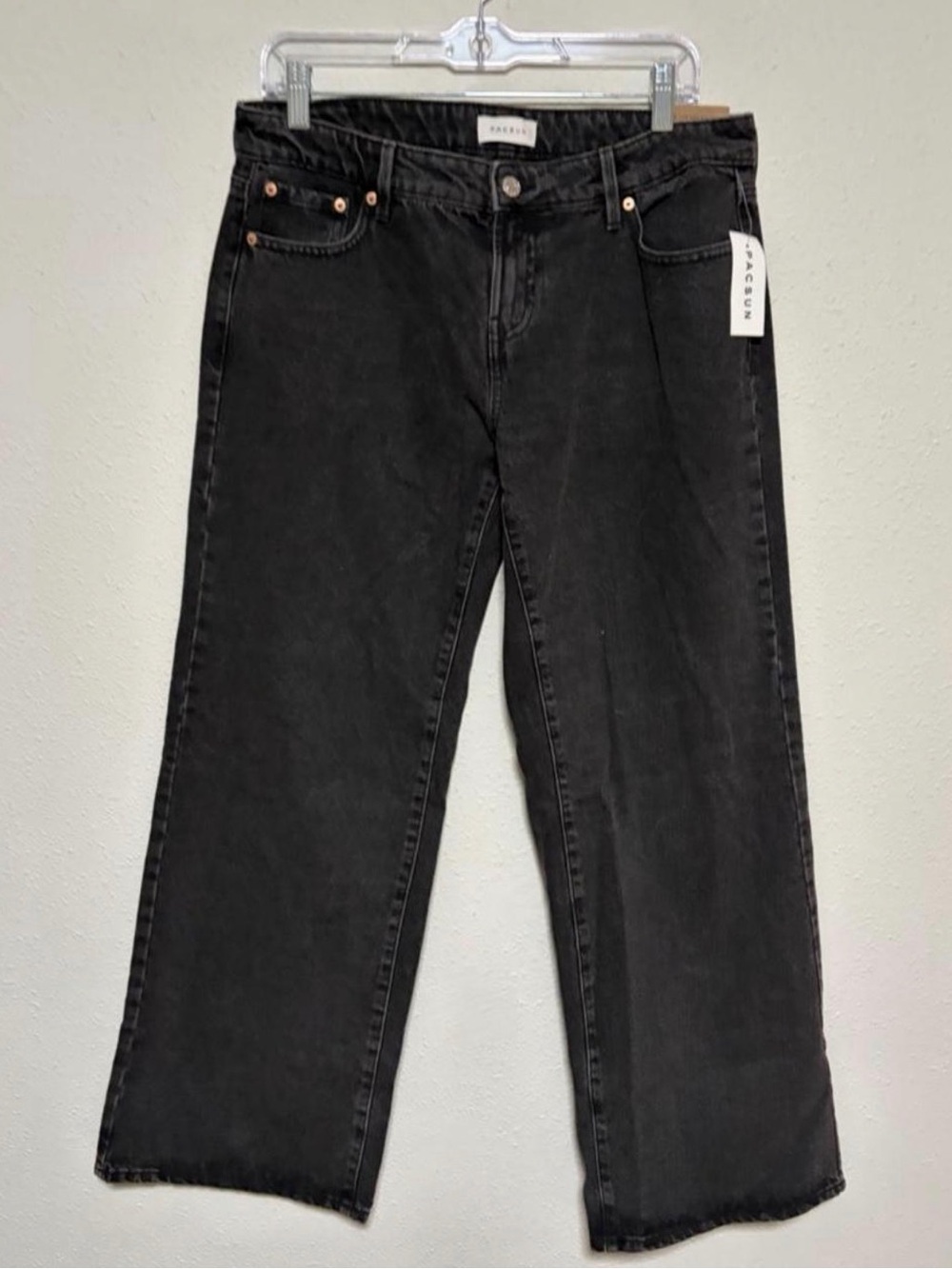 NWT PacSun Zoe Low Rise Girlfriend black Women's Jeans
